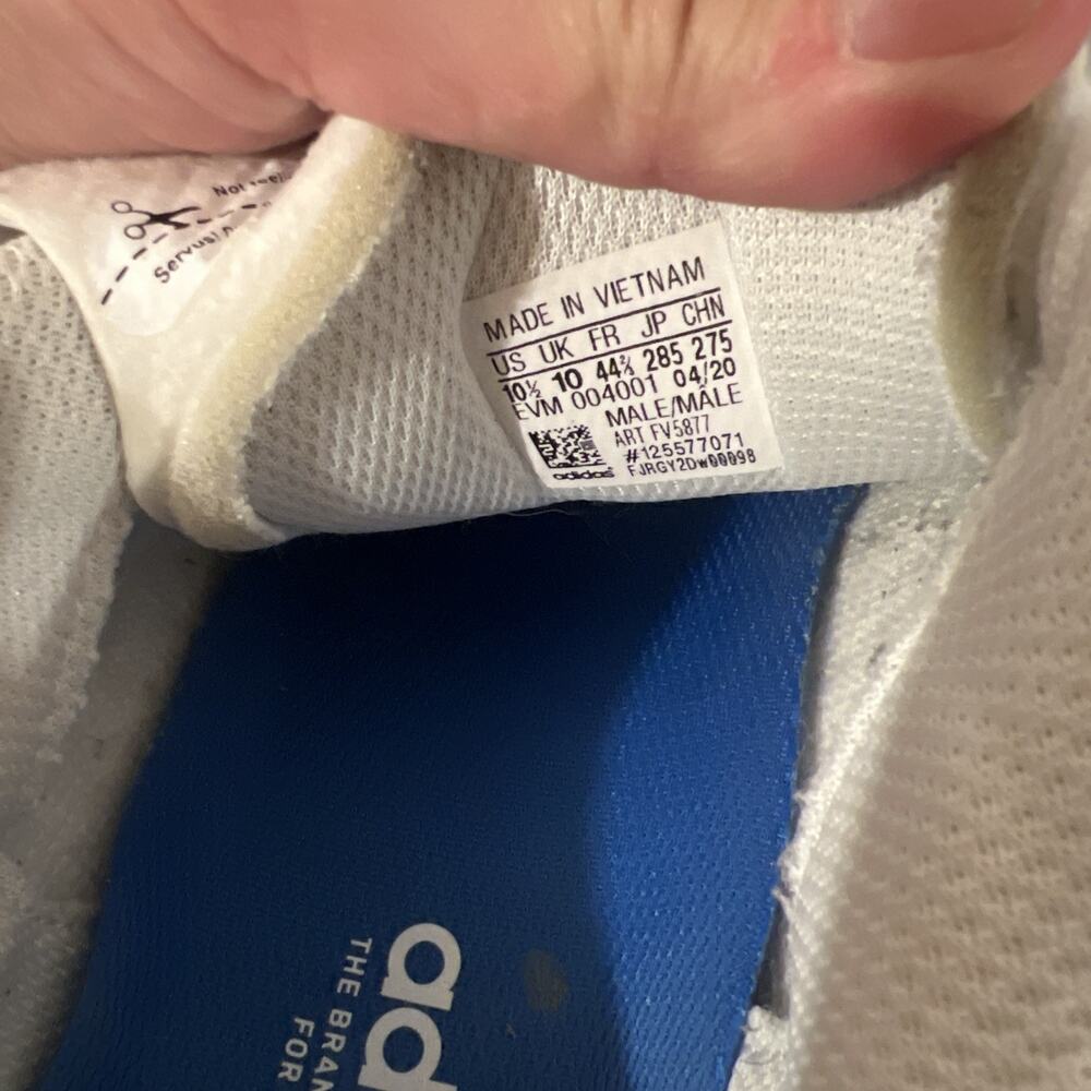 adidas Busenitz White Black 10 1/2 FV5877 - Picture 8 of 9